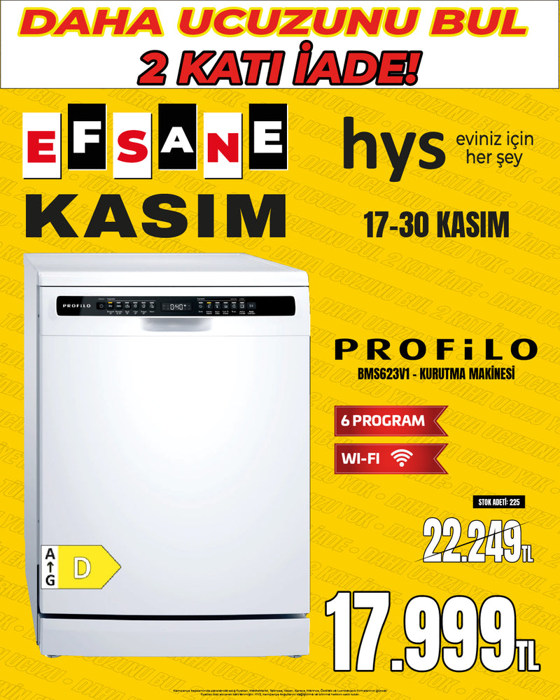 Profilo Bulaşık Makinesi 6 Program 11