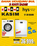 PROFILO A Sınıfı Inverter Motorlu 9 KG Çamaşır ve Bulaşık Makinesi İkilisi