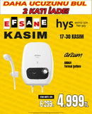 Arzum AR064 Termal Elektrikli Şofben - Beyaz | Ani Su Isıtıcı