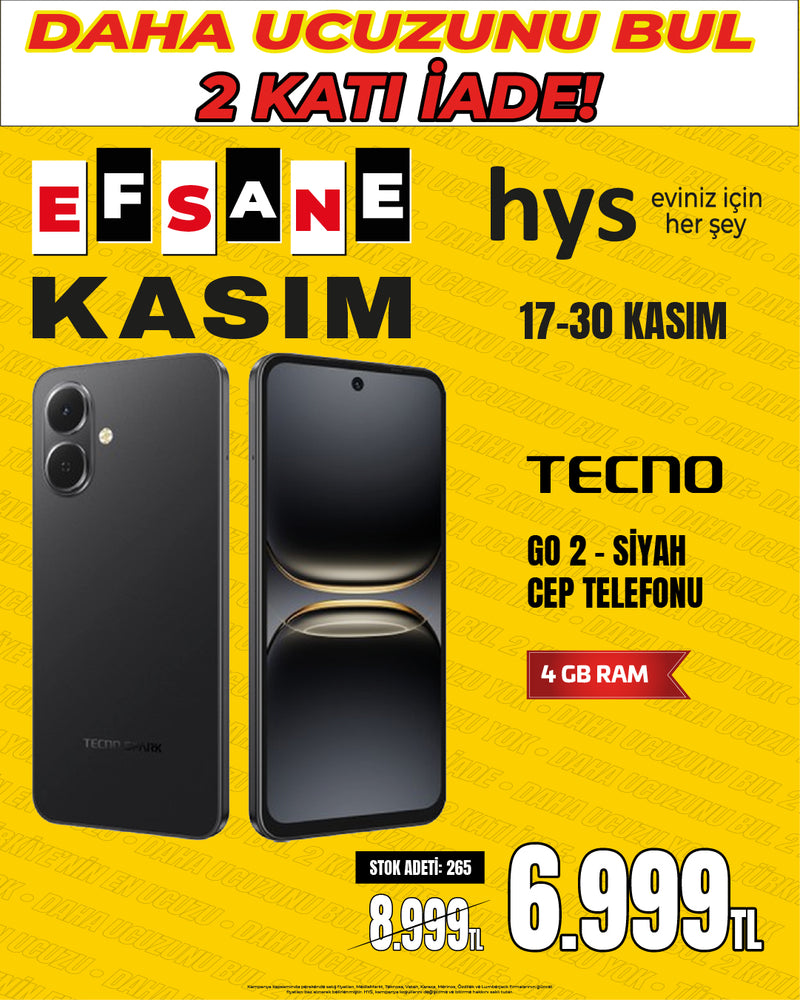 Tecno GO 2 Akıllı Cep Telefonu