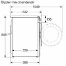 Profilo CGA25202TR 10 kg 1200 devir Çamaşır Makinesi – Beyaz