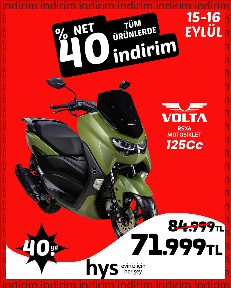 Volta RSX6 - 125 CC Motosiklet