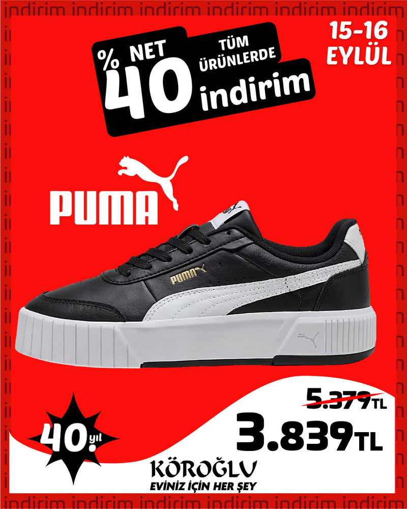 Puma Sprint Siyah Spor Ayakkabı