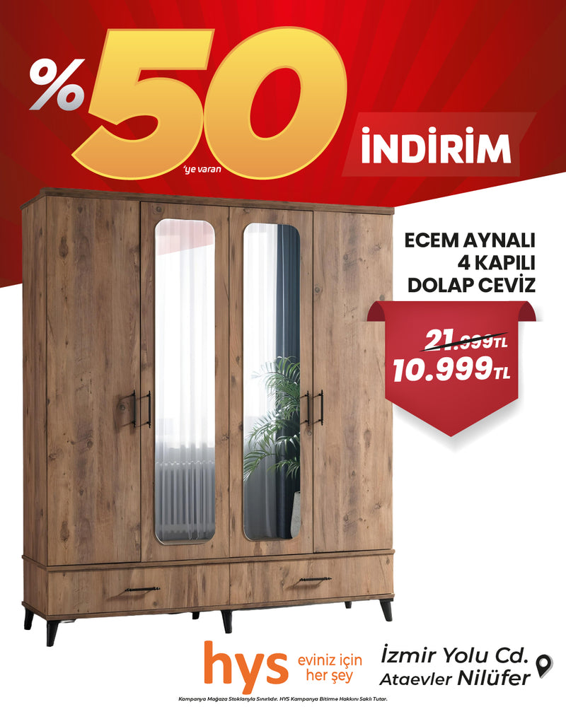 4 Kapılı Dolap