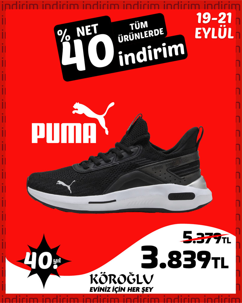 Puma Siyah Spor Ayakkabı