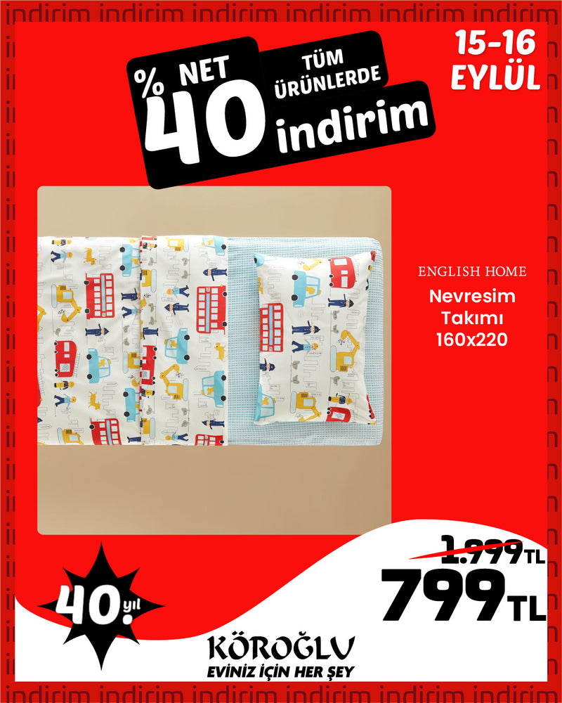 English Home Nevresim Takımı 160x220