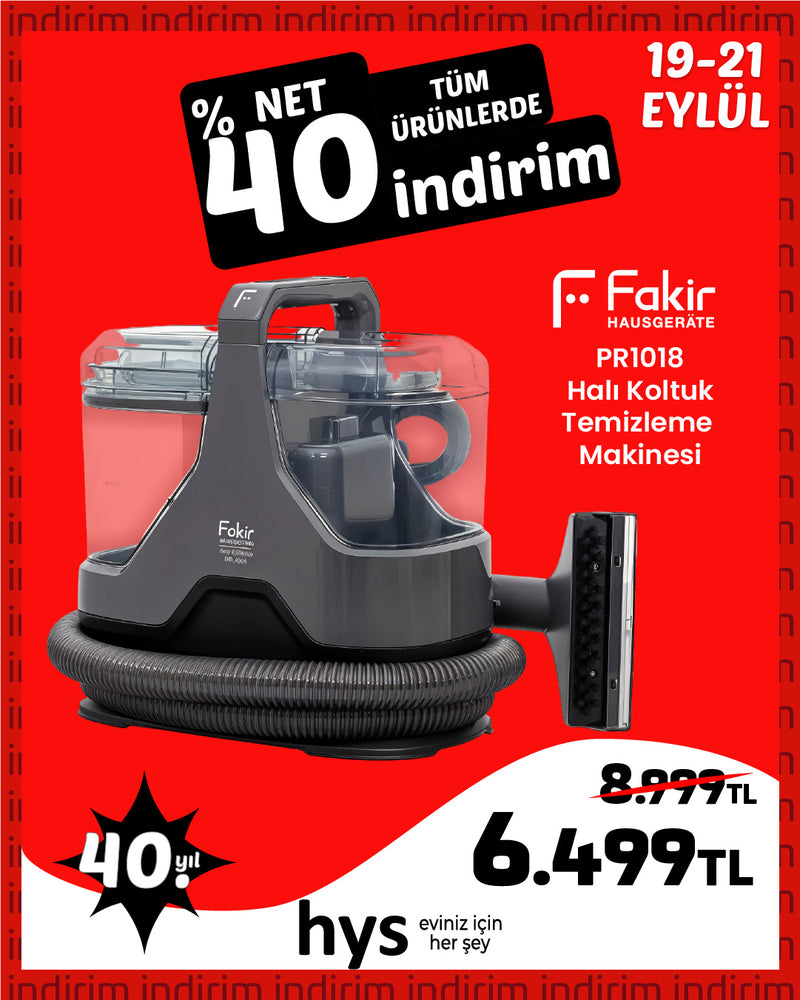 Fakir PR1018 Halı Koltuk Temizleme Makinesi