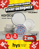 Karaca 24 Parça Yemek Takımı