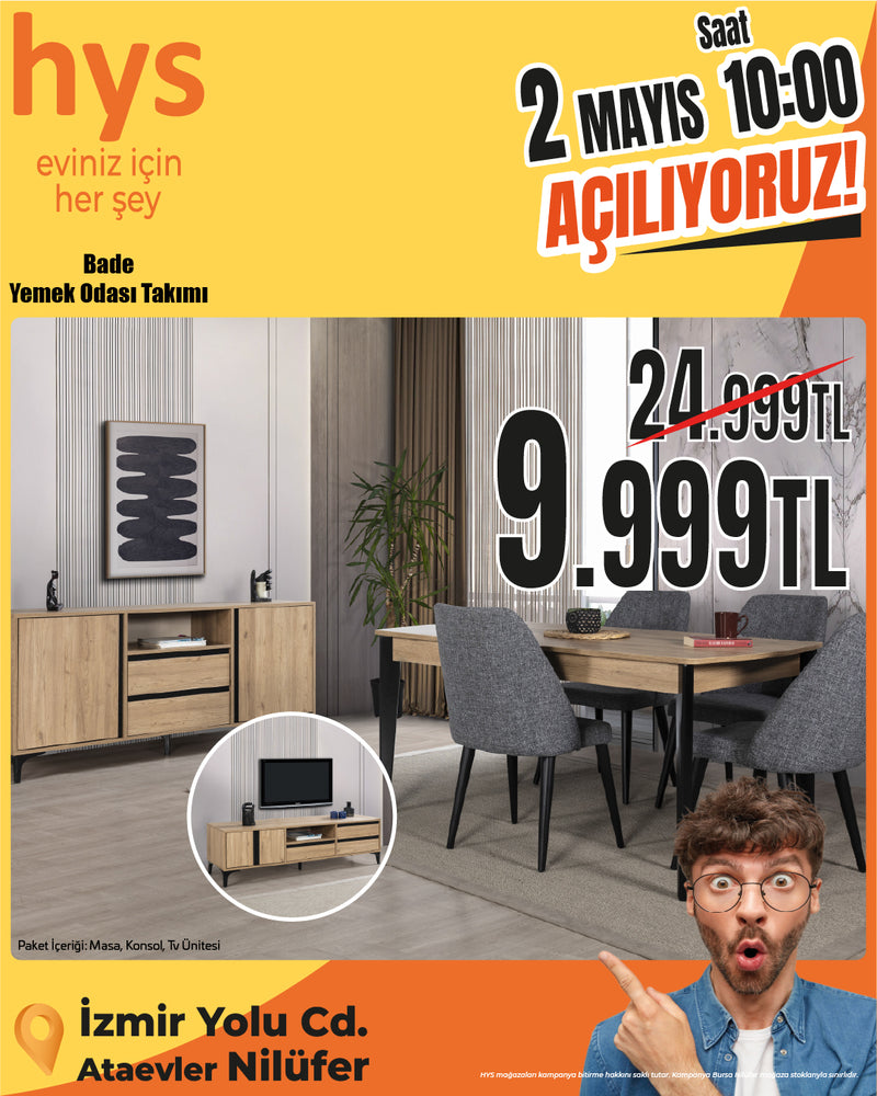 Bade Yemek Odası Takımı