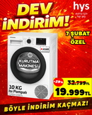 Grundig GPDH 10874 10 KG Isı Pompalı Kurutma Makinesi