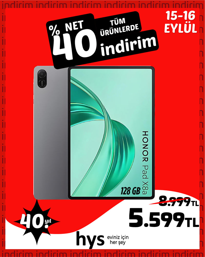 Honor Pad X8a 2.4GHz 4GB 128GB 11''-Android Tablet