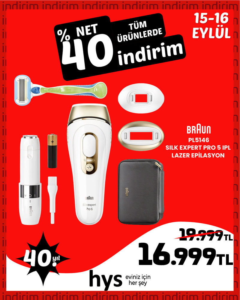 Braun PL5146 Silk Expert Pro 5 IPL Lazer Epilasyon