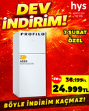 Profilo BD2055WENN 453 LT Beyaz Buzdolabı