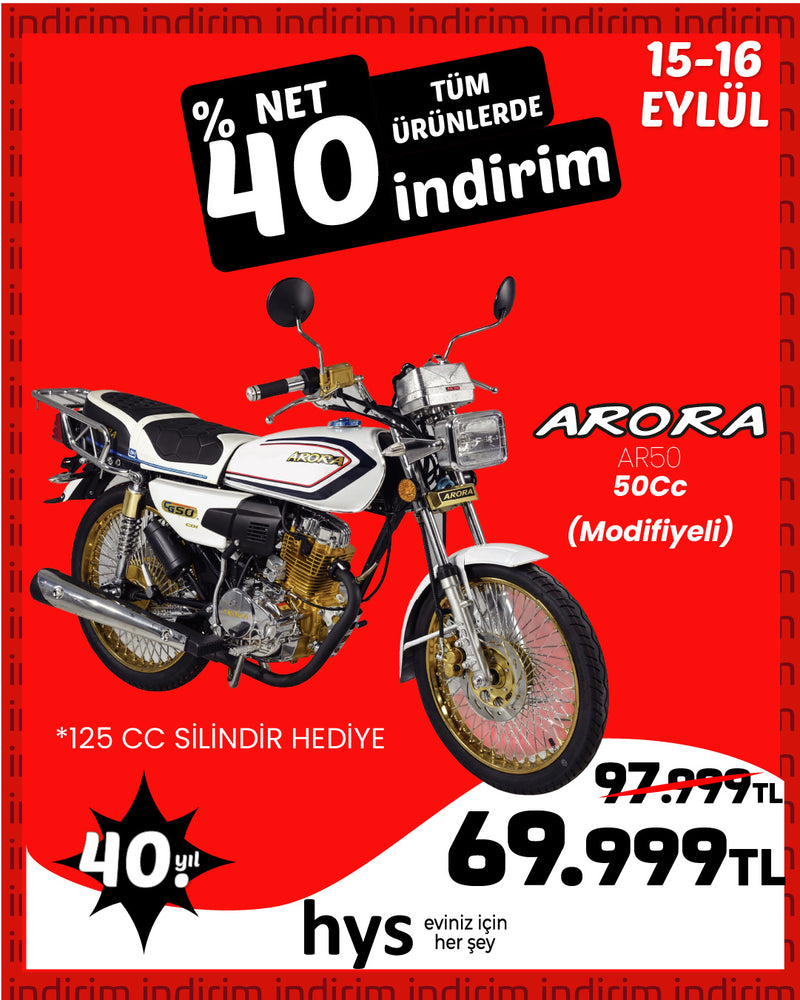 Arora 50 CC Modifiyeli Motosiklet