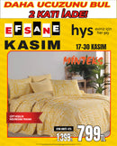 Minteks Çift Kişilik Nevresim Takımı (Sarı)