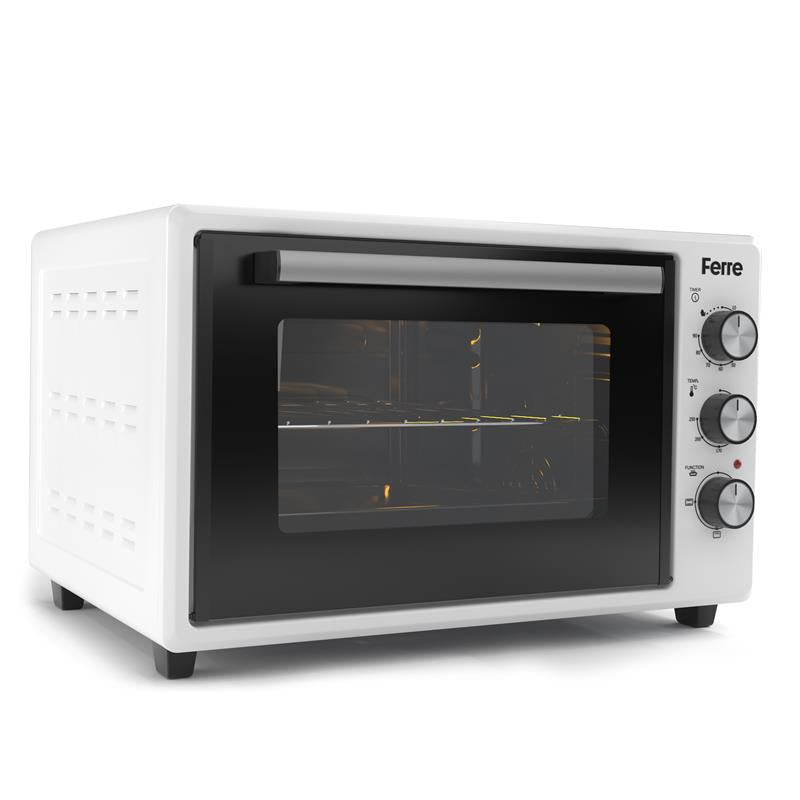 Ferre 35-300 M Mini Fırın – 35 L, A Enerji Sınıfı, Beyaz