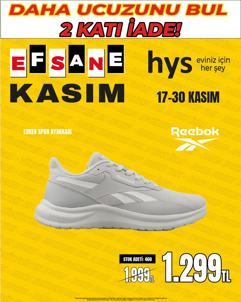 Reebok Nefes Alan Fileli Hafif Tabanlı Erkek Spor Ayakkabısı