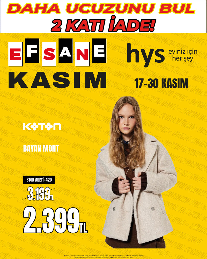 KOTON Kısa Boy Yumuşak Dokulu Bej Bayan Kaban/Mont