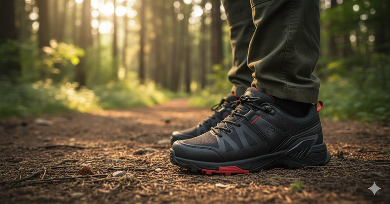 Lumberjack Star 4PR Siyah Kırmızı Su Geçirmez Waterproof Outdoor Ayakkabı