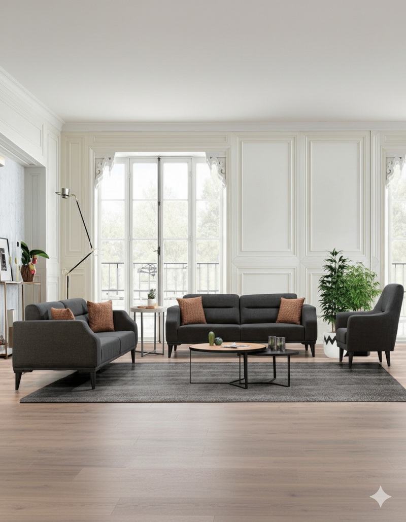 Lilyum Koltuk Takımı 3+3+1