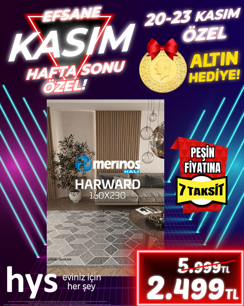 Merinos Halı Harward - 160x230 cm