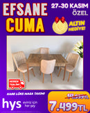 Modern Masa Takımı - 4 Sandalye 1 Masa