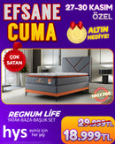 Regnum Life Yatak-Baza-Başlık Seti - 100x200 Tek Kişilik Full Set