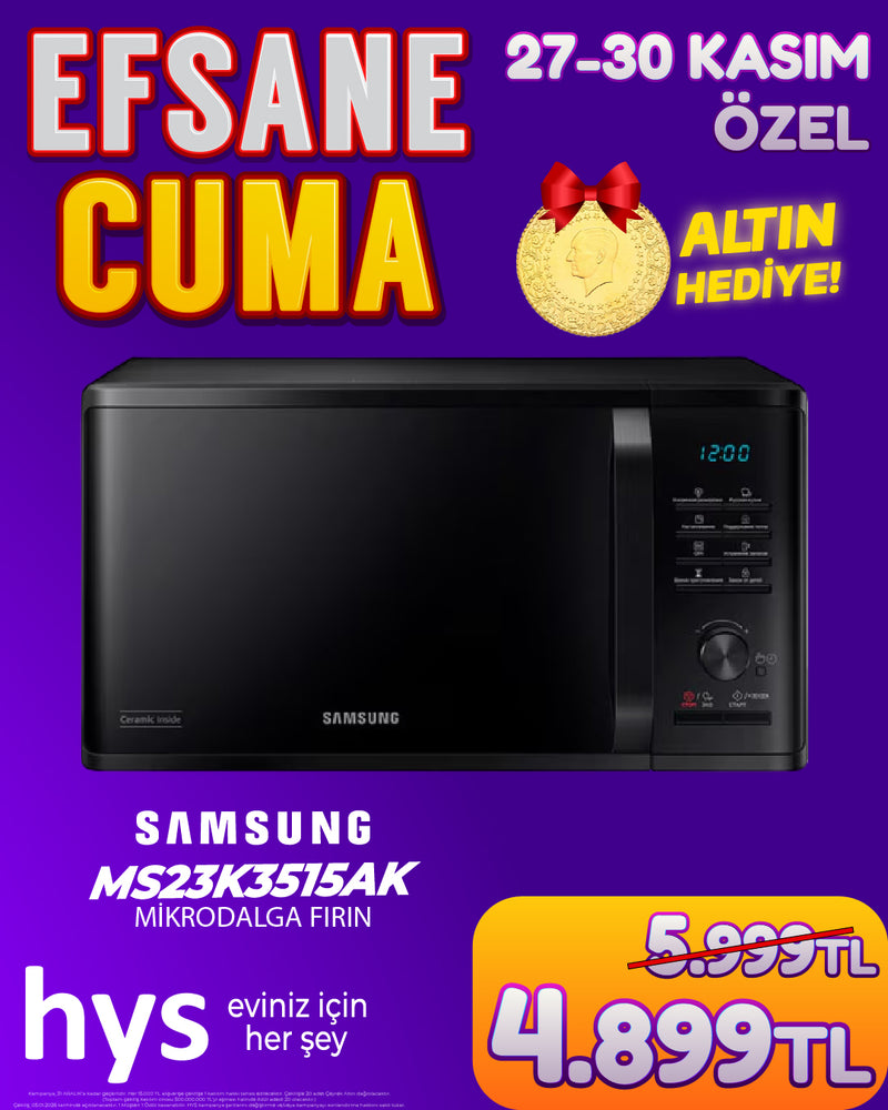 Samsung MS23K3515AK/TR Mi̇krodalga Fırın
