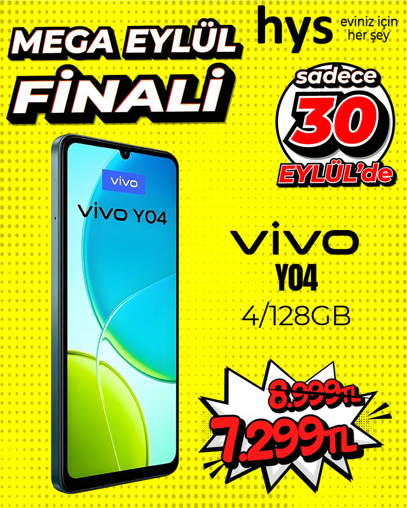 Vivo Y04 Cep Telefonu 4/128 GB
