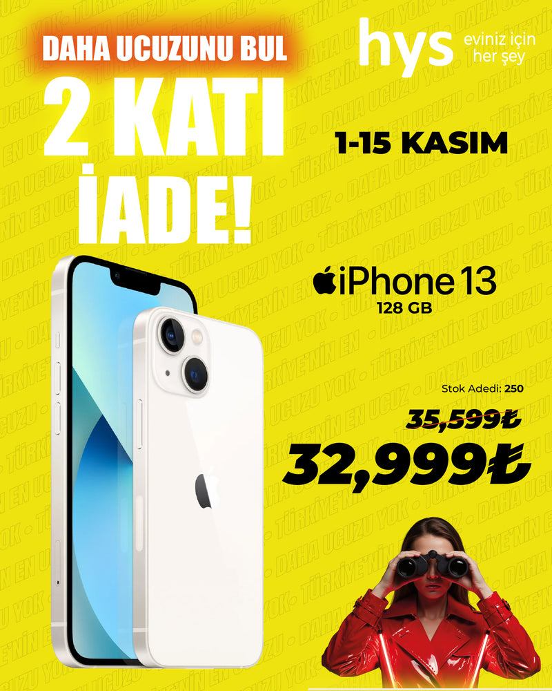 iPhone 13 IOS Akıllı Cep Telefonu – 128 GB