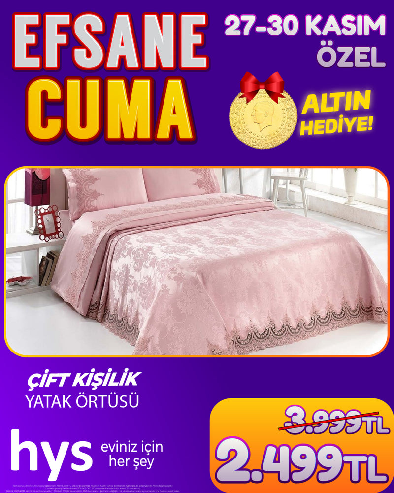 Çift Kişilik Yatak Örtüsü Takımı