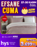 Elart Nora 7 Parça Çeyiz Paketi Gri