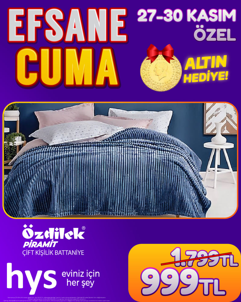 Özdilek Piramit Çift Kişilik Battaniye