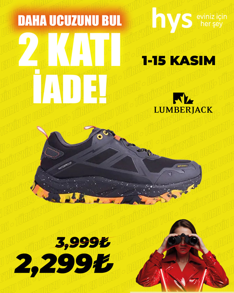 Lumberjack 3W Dallas 3Pr Siyah Erkek Trekking Botu