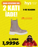 Bulldozer Kalın Taban Bayak Bot (Bej)