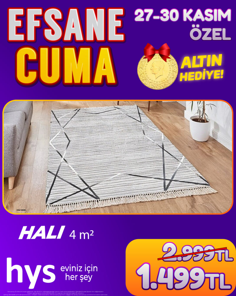 Salon Halısı 4m2 (Gri)