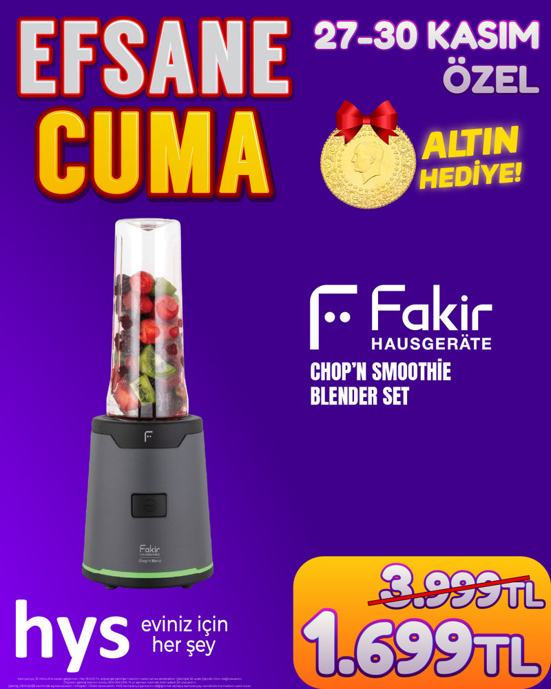 Fakir Chop'n Smoothie Kişisel Blender Seti