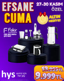 FAKIR 4'lü Mutfak Çeyiz Seti (Çay, Tost, Blender, Türk Kahvesi)