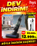 Philips XW7263/11 AquaTrio 7000 Serisi Islak Kuru Kablosuz Dikey Süpürge