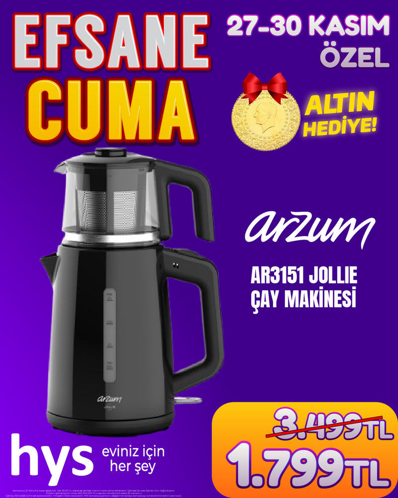 Arzum AR3151 JOLLIE Çay Makinesi
