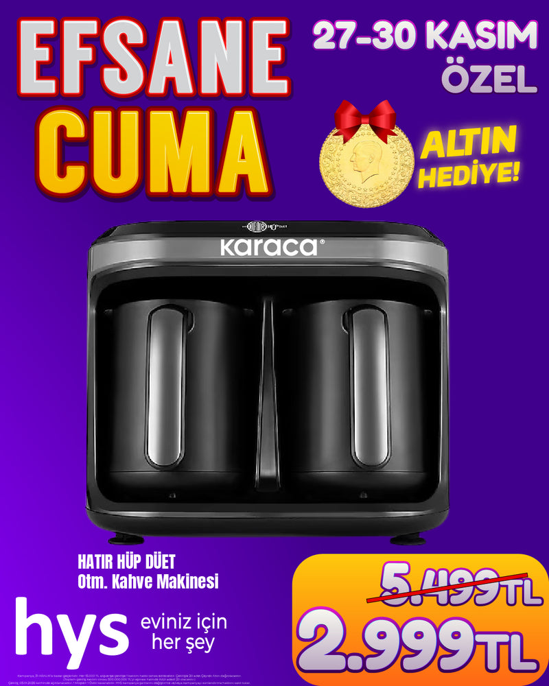 Karaca Hüp Düet Otomatik Kahve Makinesi