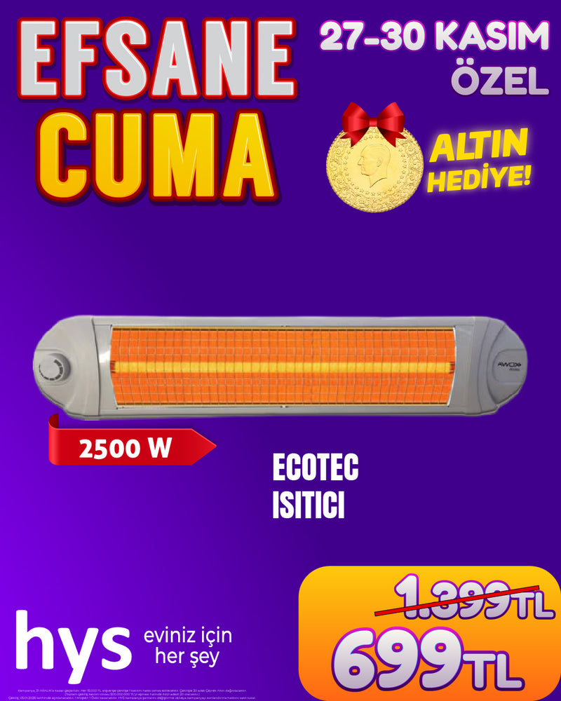 Ecotec 2500 W Infrared Isıtıcı