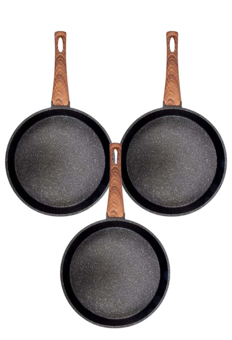 3'lü Döküm Tava Seti