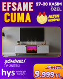 Şömineli TV Ünitesi