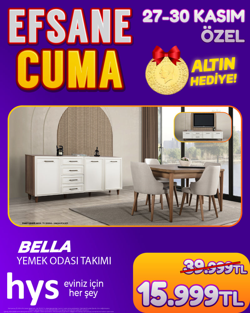 Bella Yemek Odası Takımı