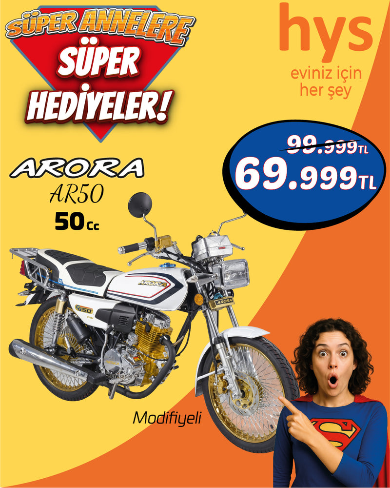 Arora AR50 50 CC Motor Modifiyeli