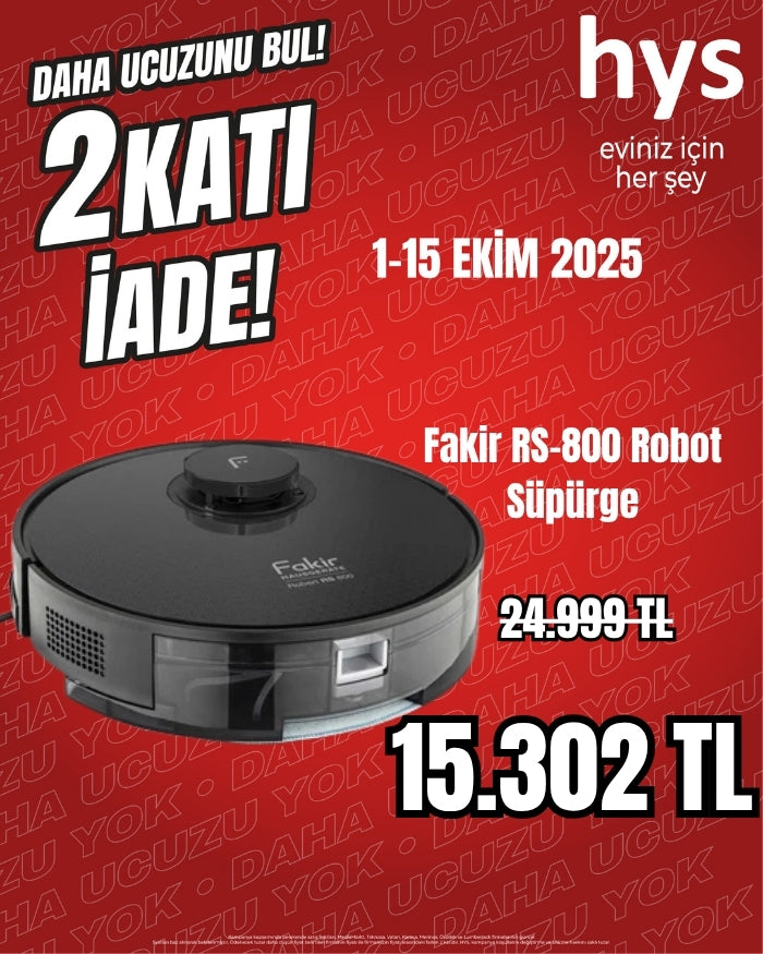 Fakir RS-800 Robot Süpürge
