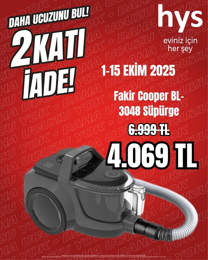 Fakir Cooper BL-3048 Süpürge
