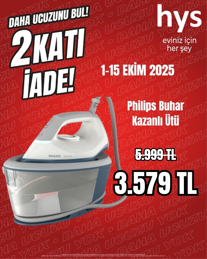 Philips Buhar Kazanlı Ütü