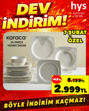 Karaca 24 Parça Yemek Takımı